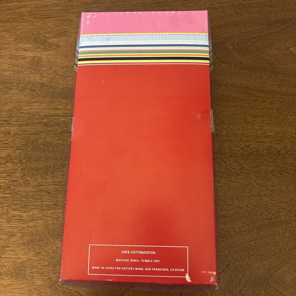 Pottery Barn Margarita Themed Dinner Cotton Napkins 20